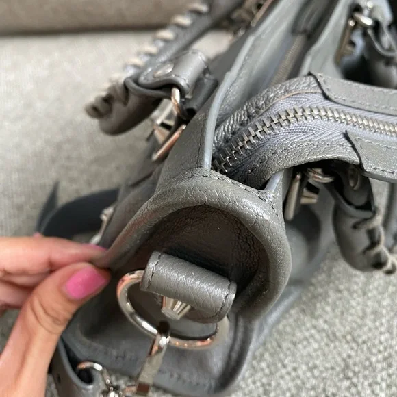 *SOLD* Balenciaga City Classic Metallic Edge Bag Leather Mini. - Picture 13 of 17